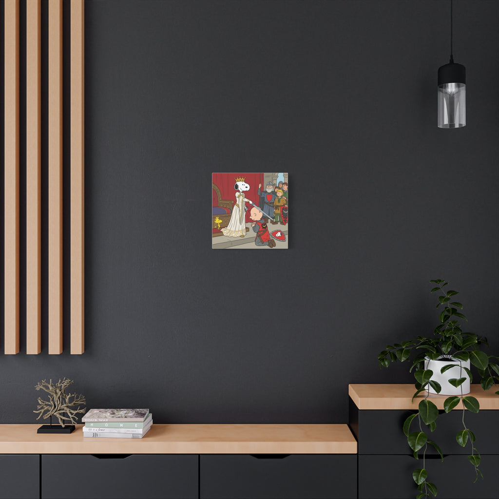Snoopy Knight Canvas