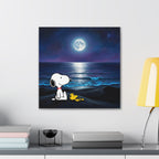 Moonlit Ocean Canvas