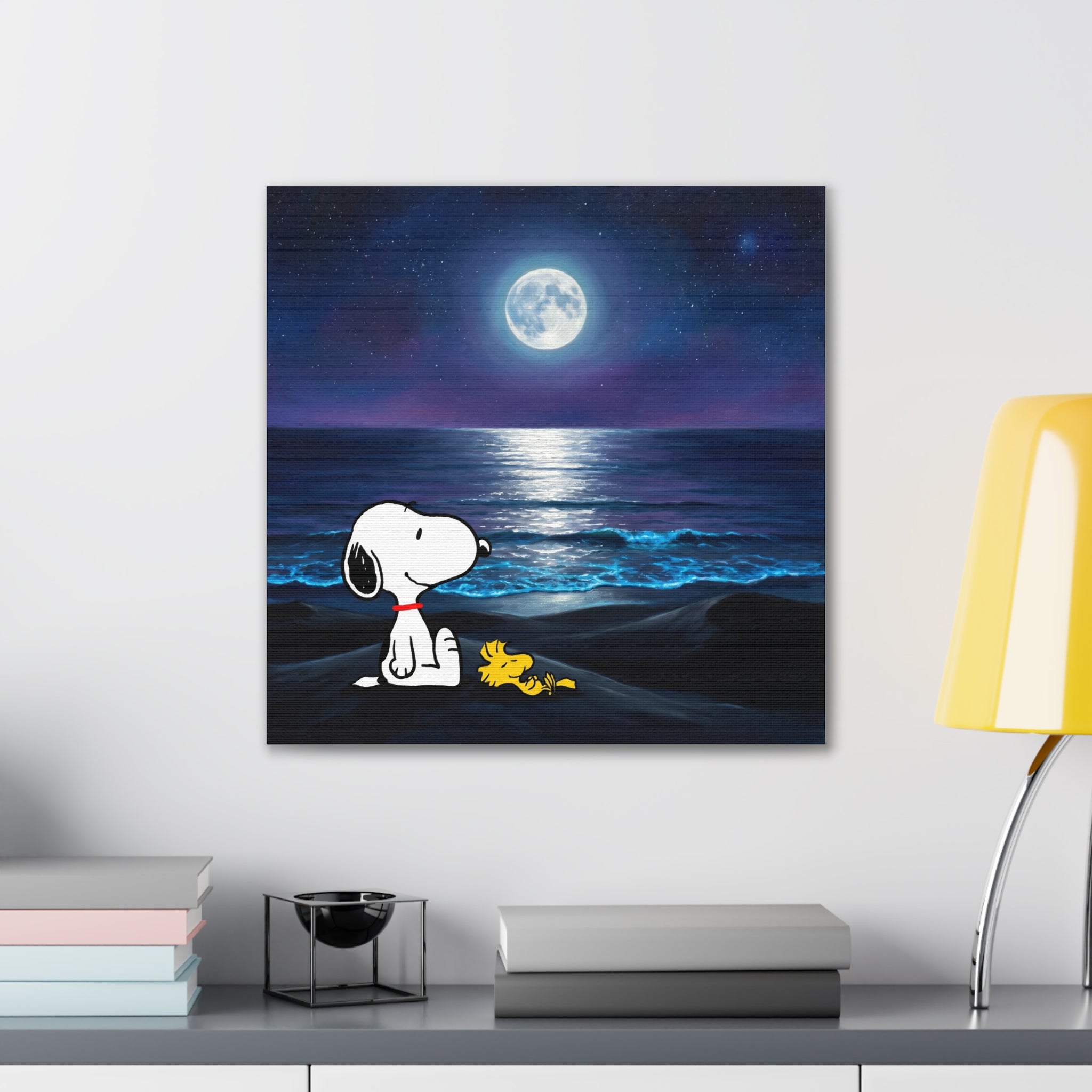 Moonlit Ocean Canvas