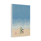 Snoopy Surfing Canvas