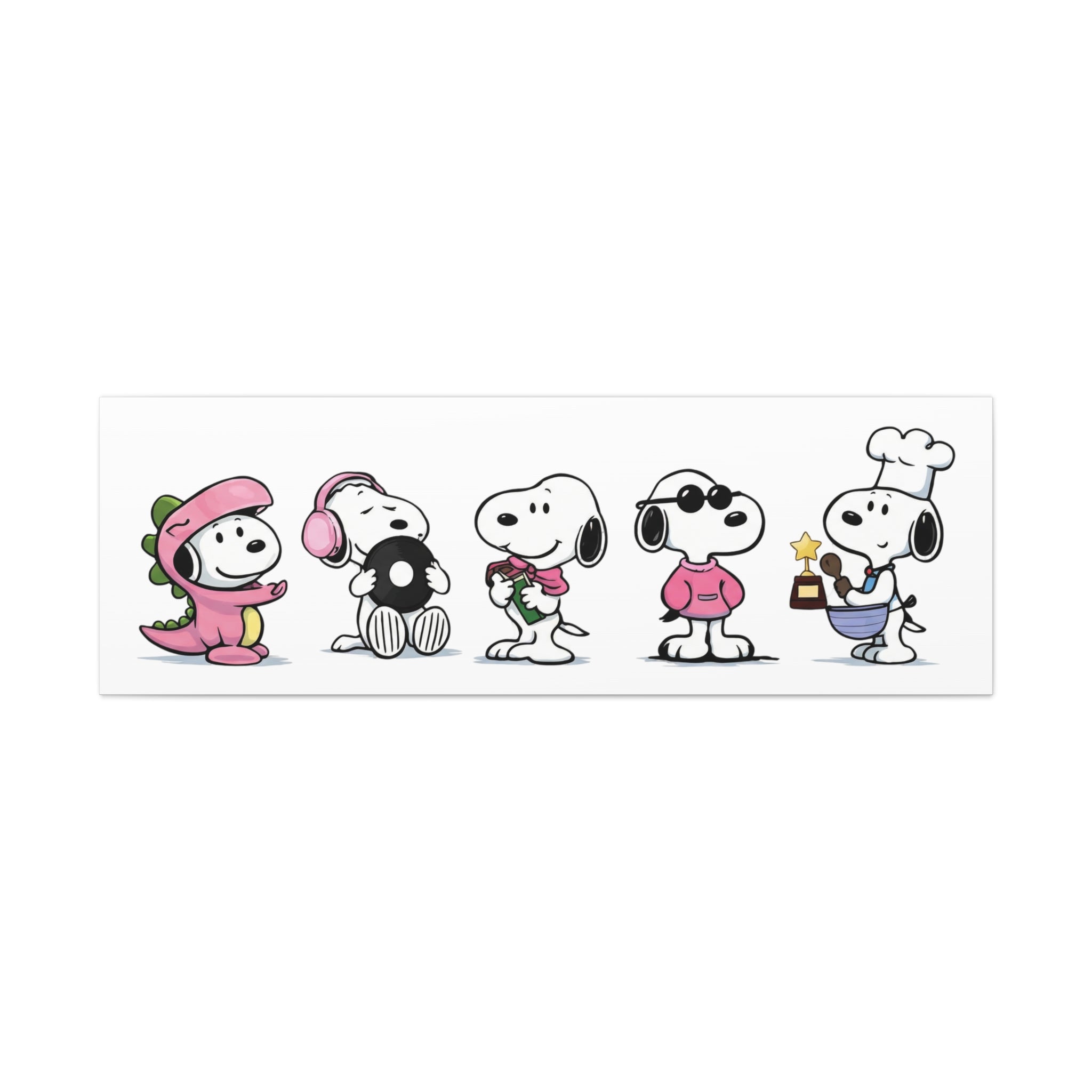 Snoopy Lineup Canvas