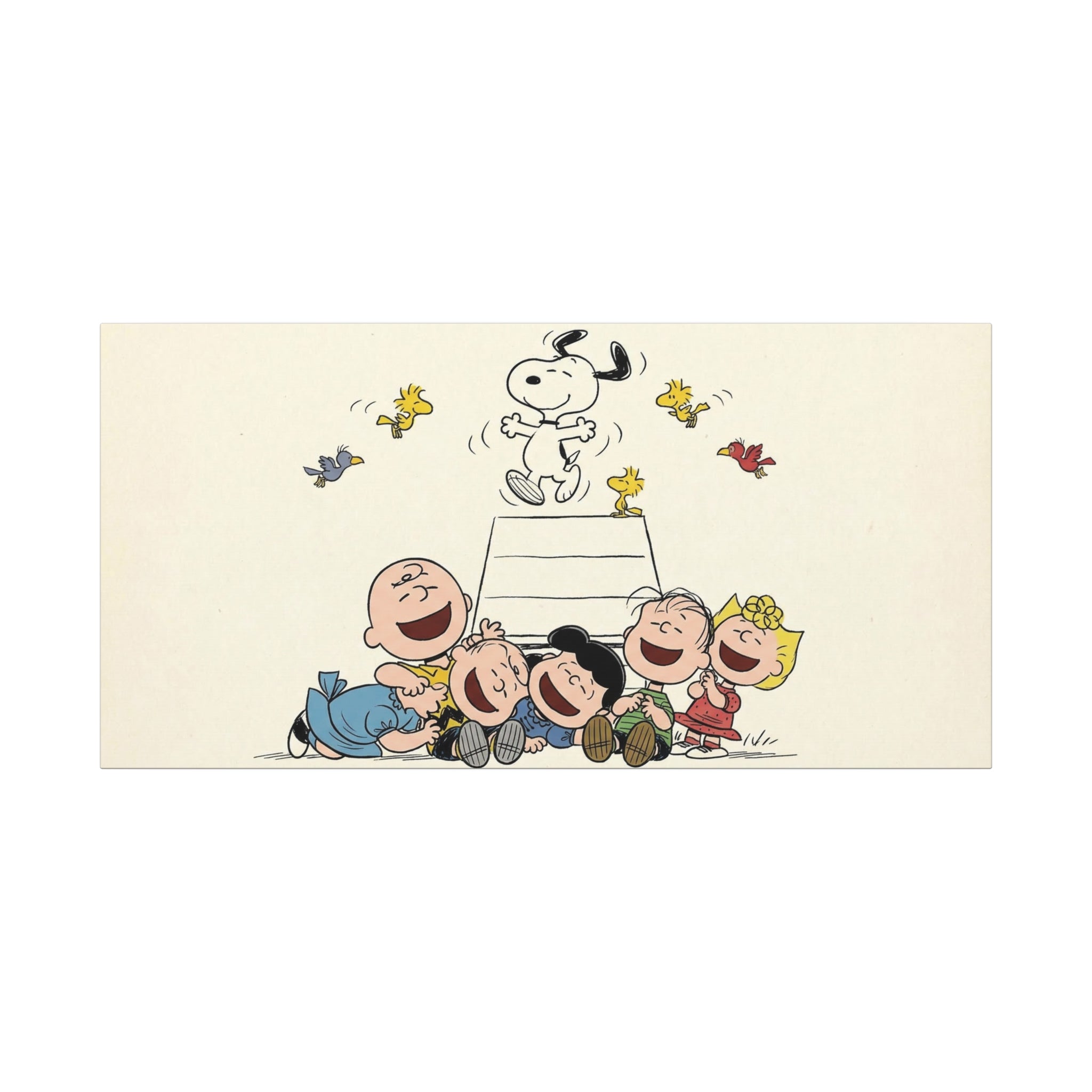 Peanuts Gang Laughing Canvas