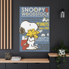 Snoopy Woodstock Poster Canvas