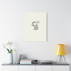 Sleeping Dog Headphones Canvas