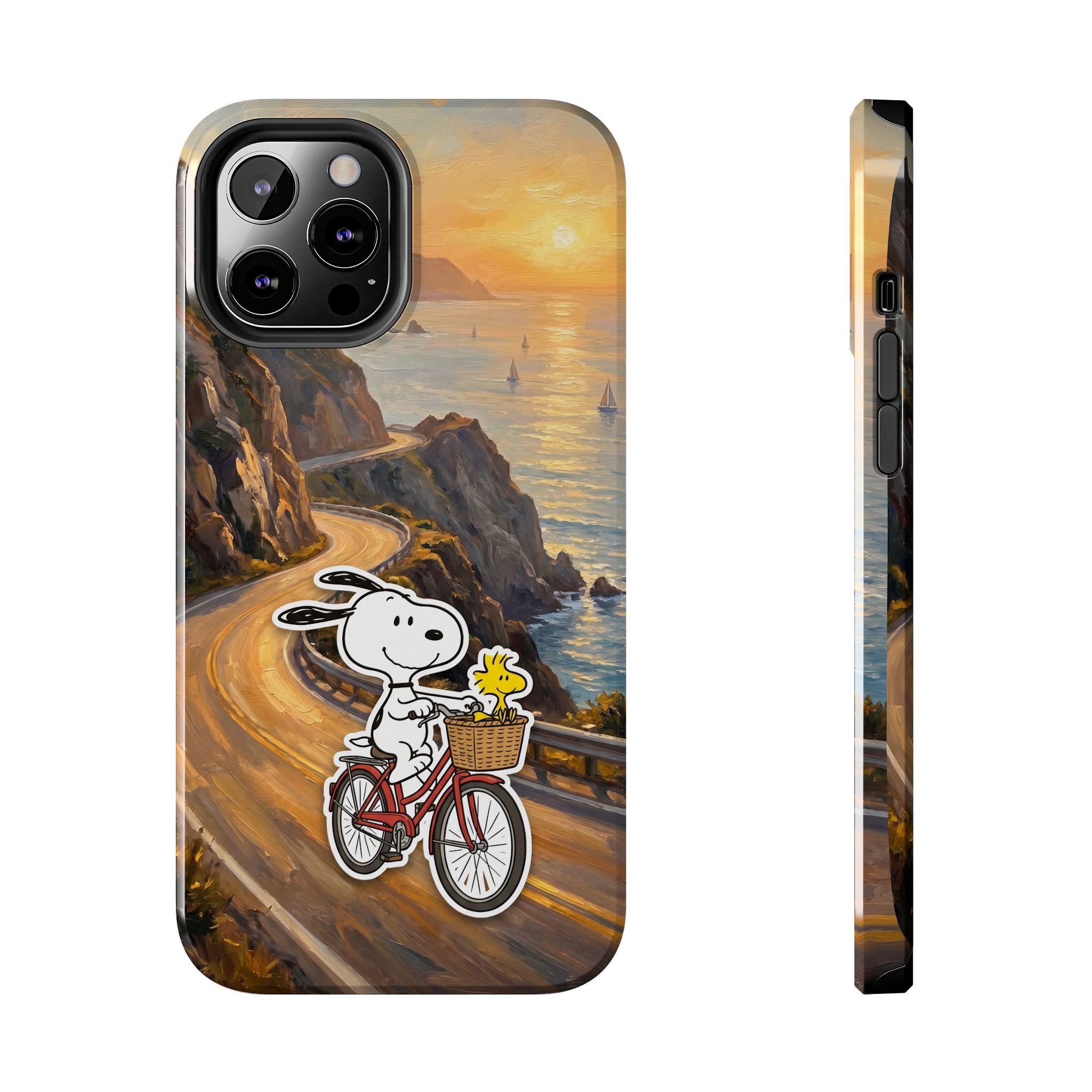 Snoopy Woodstock Bicycle Phone Case