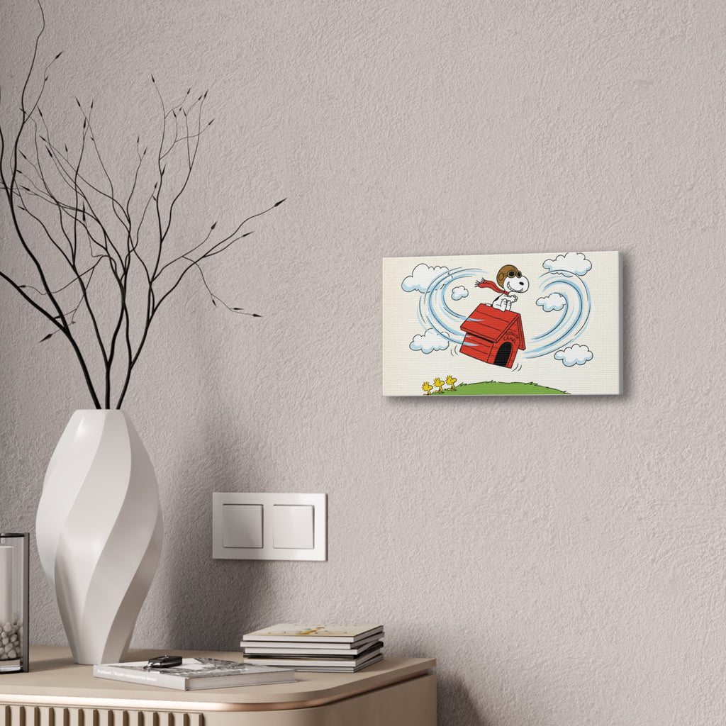 Flying Beagle Canvas