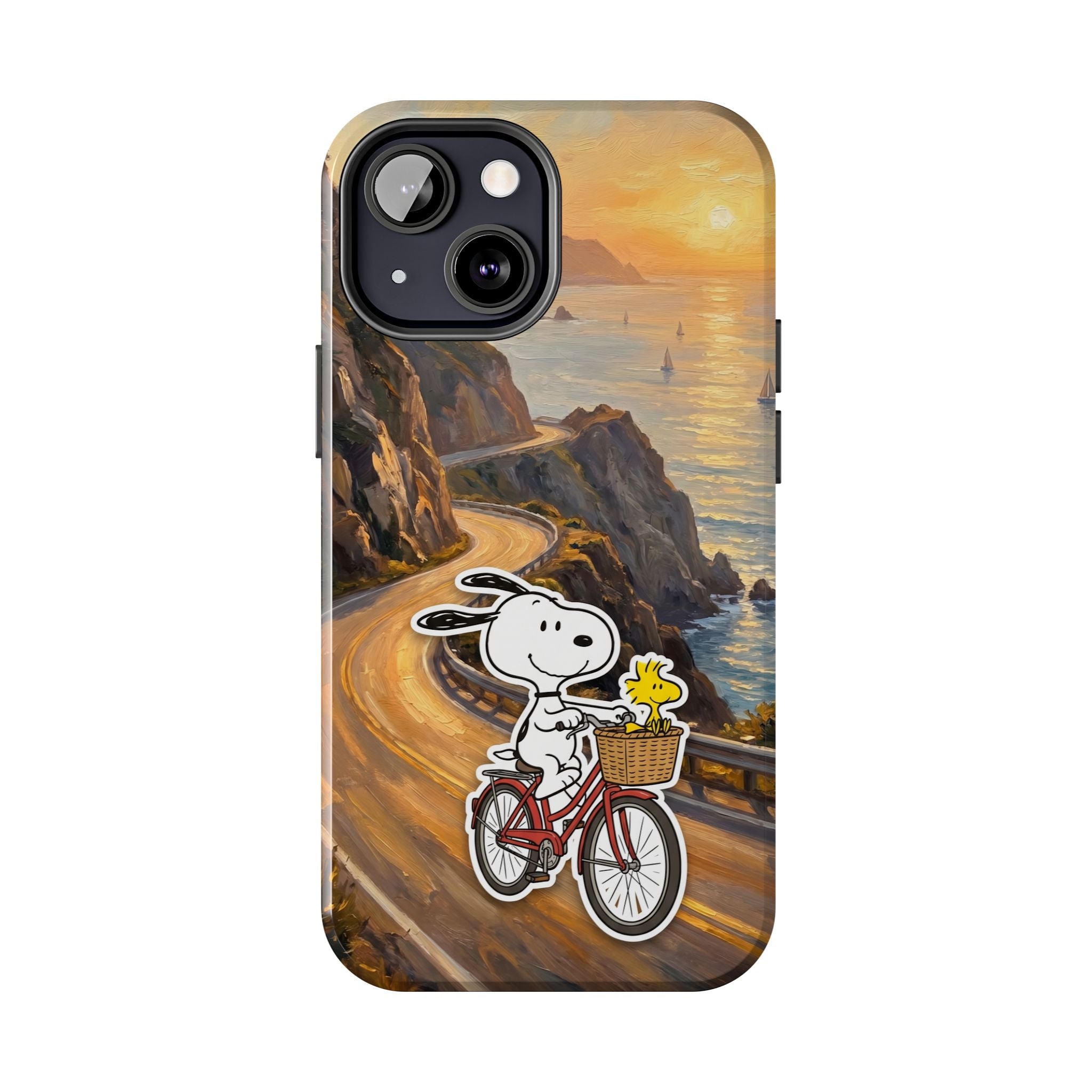 Snoopy Woodstock Bicycle Phone Case