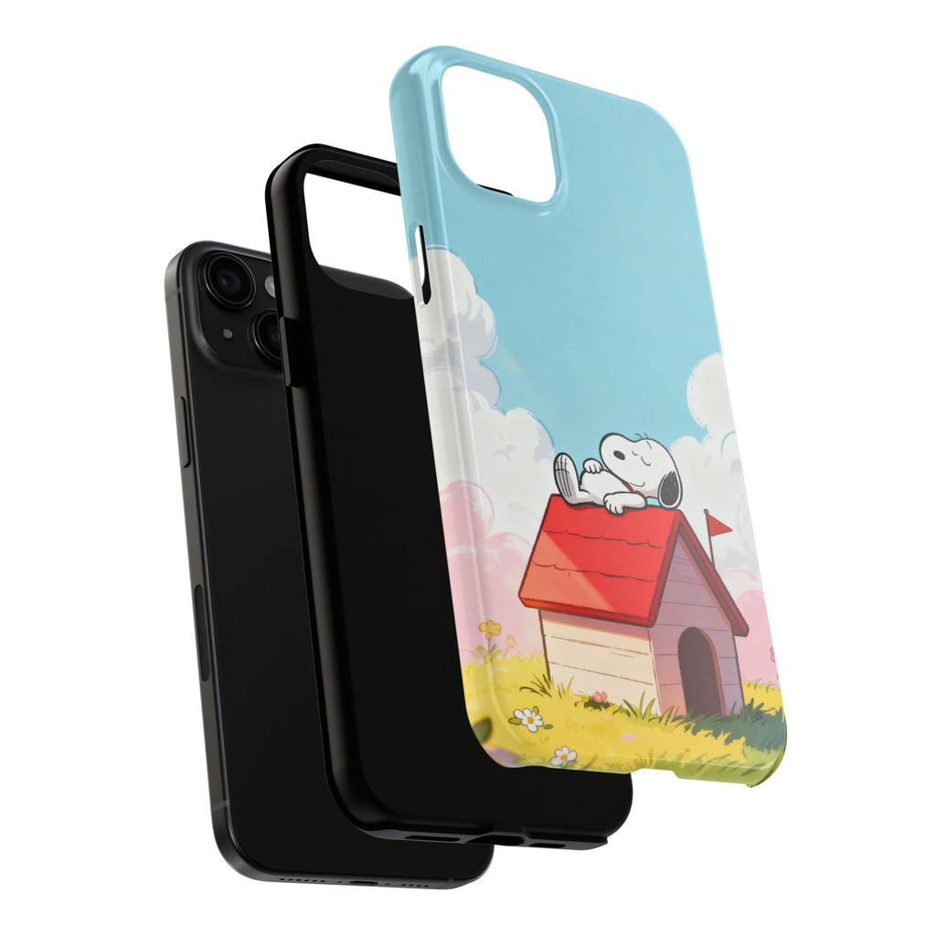 Relaxing Doghouse Phone Case