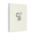 Sleeping Dog Headphones Canvas