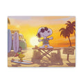 Surfing Snoopy Matte Canvas