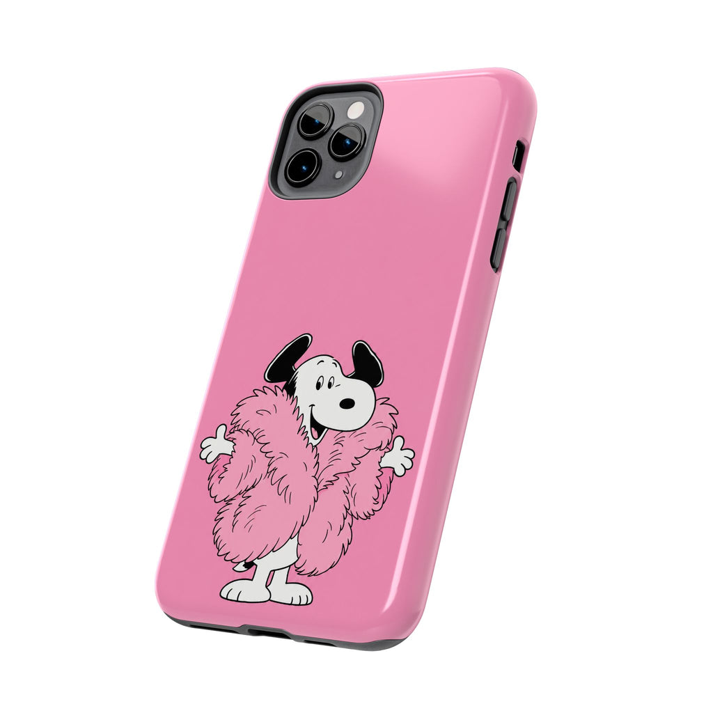 Pink Fuzzy Coat Case