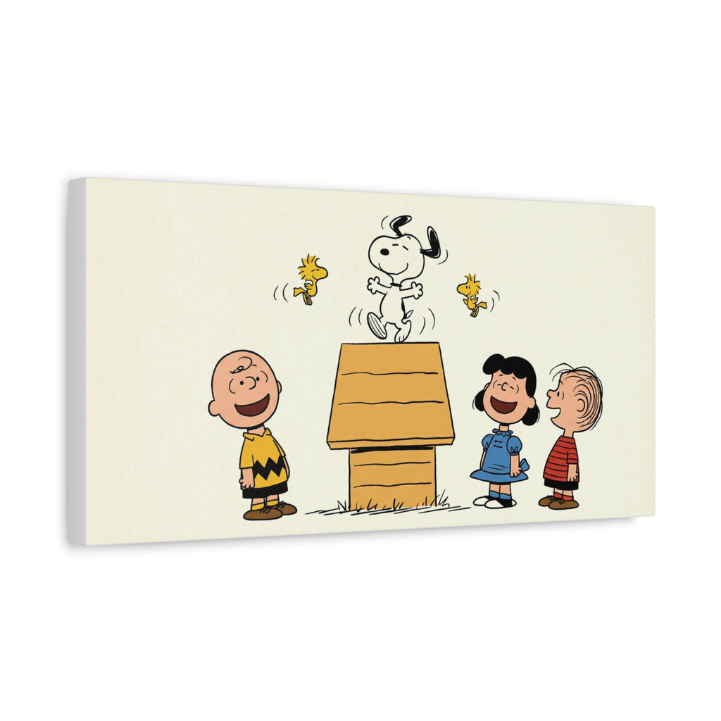 Snoopy Dancing Gang Canvas
