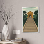 Temple Staircase Canvas