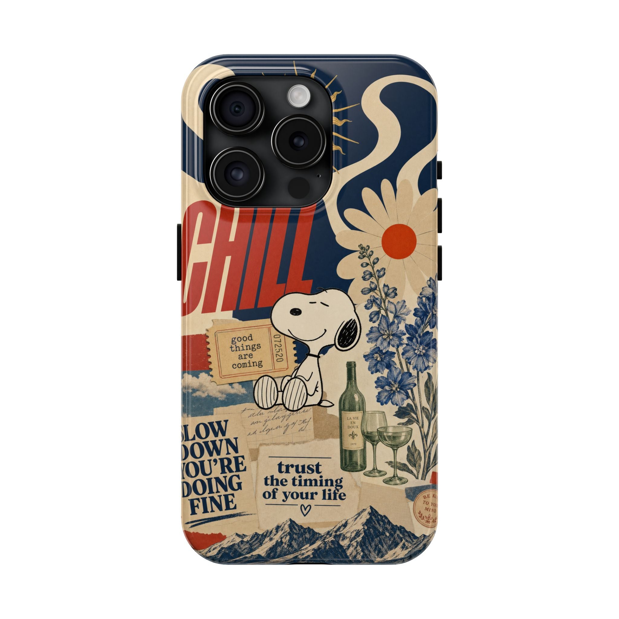 Snoopy Chill Collage Case
