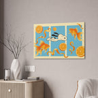 Goldfish Swim Canvas