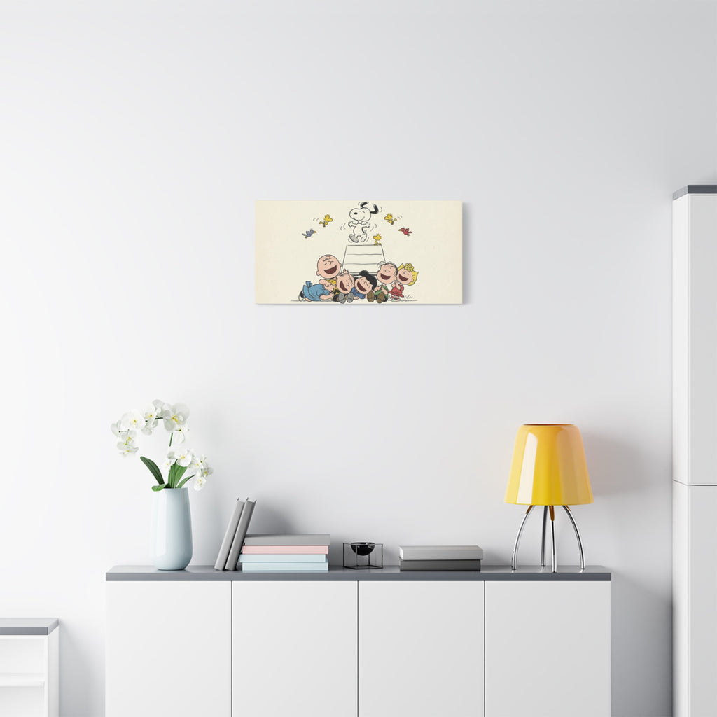 Peanuts Gang Laughing Canvas