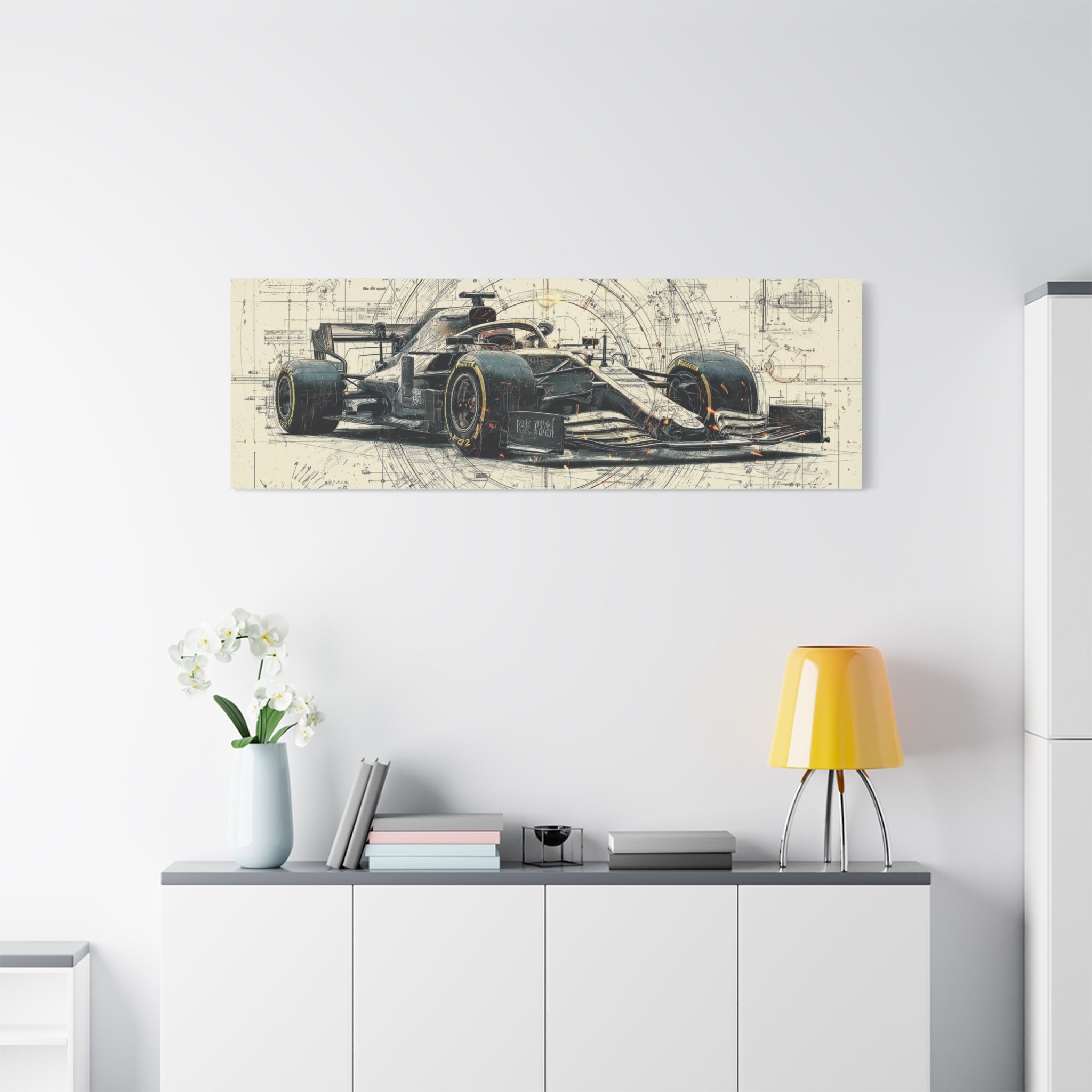 Formula Racecar Canvas