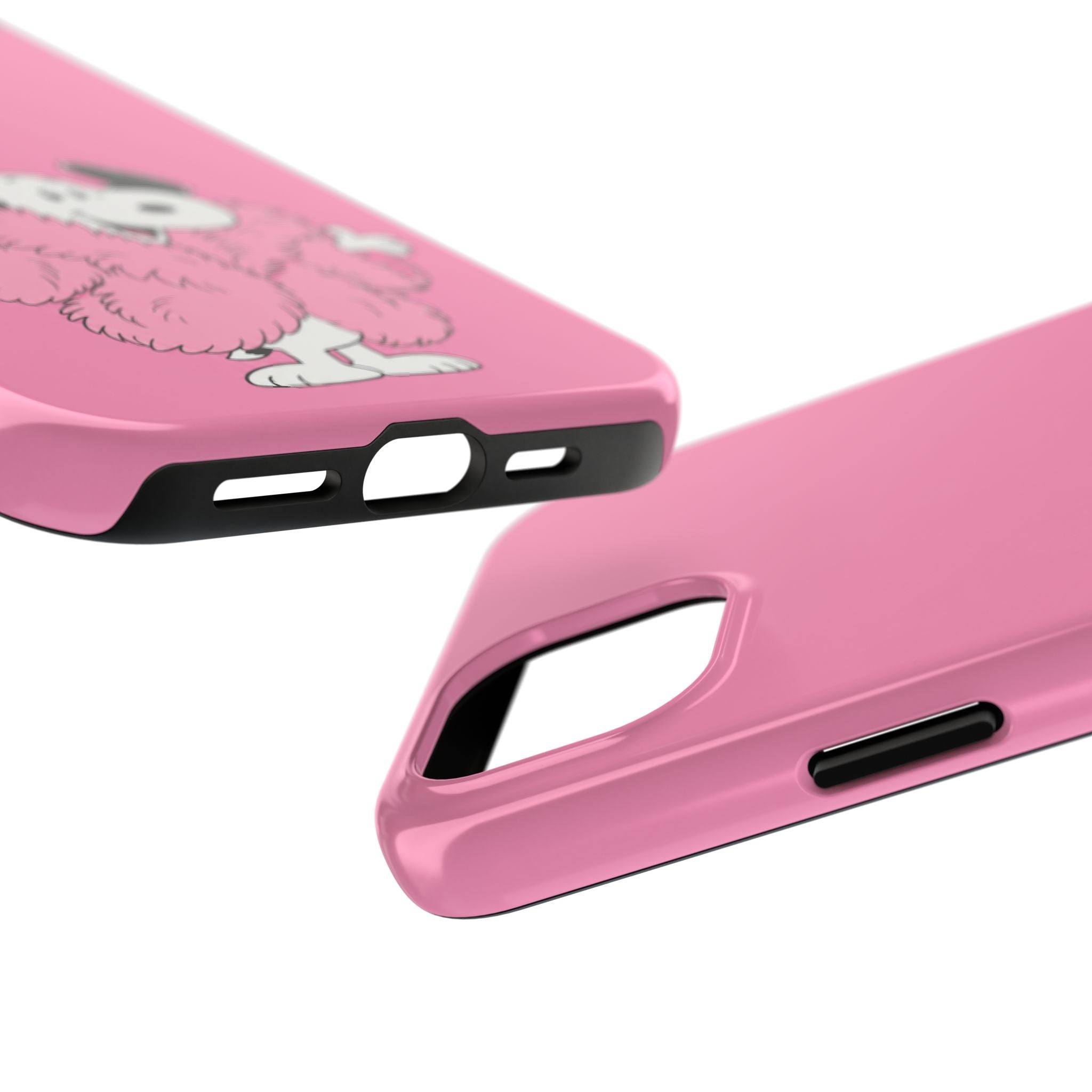 Pink Fuzzy Coat Case