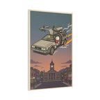Time Traveling Dog Canvas