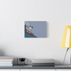 Surfing Dog Canvas