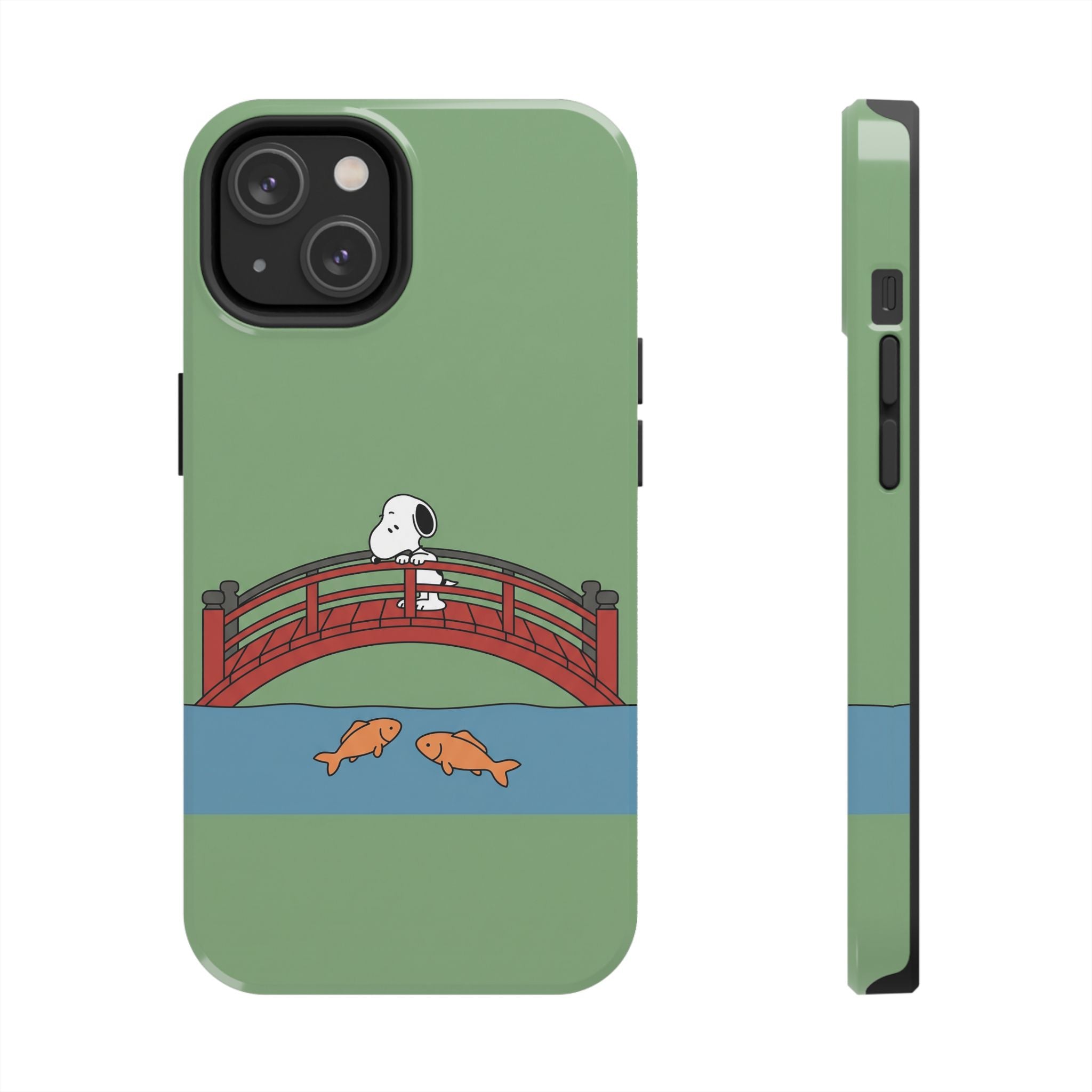 Koi Bridge Phone Case