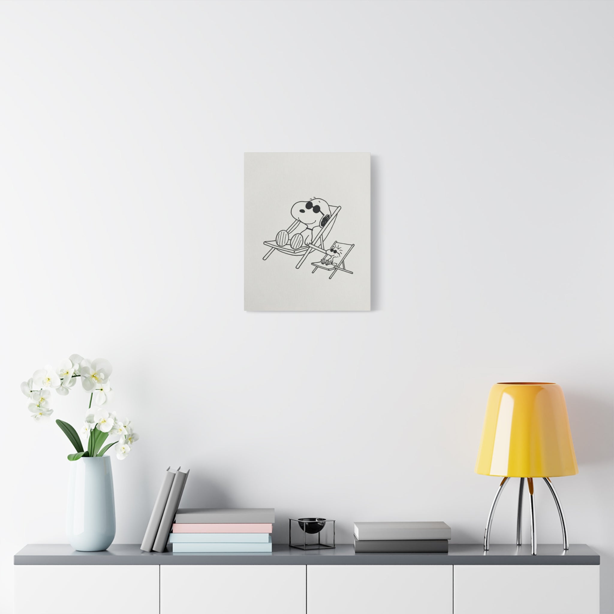 Relaxing Dog Lounge Canvas