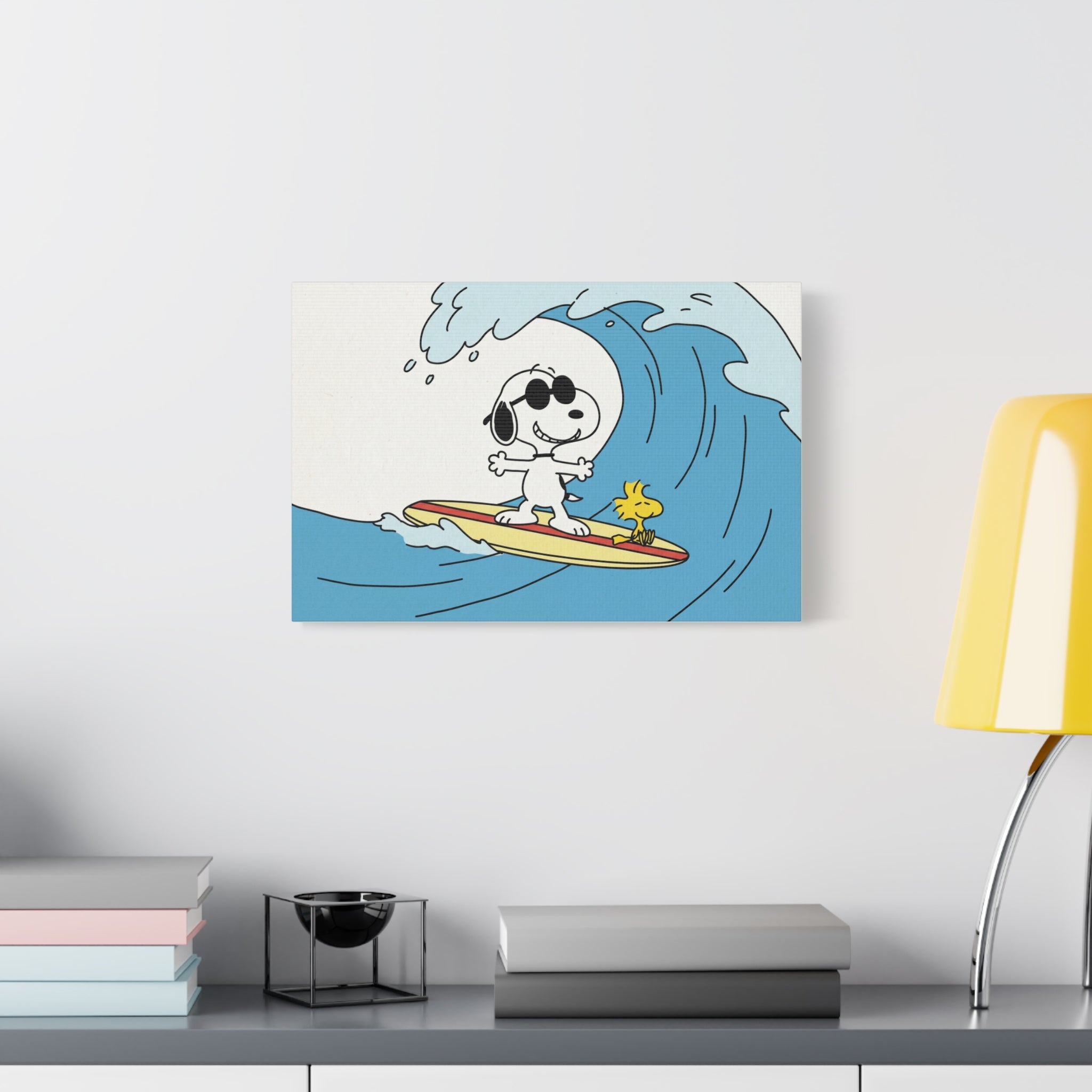 Snoopy Wave Rider Canvas