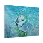 Snoopy Campfire Night Canvas