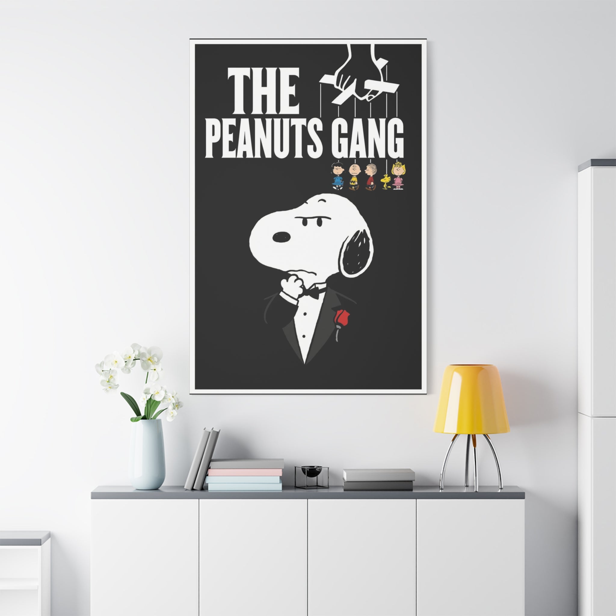 Snoopy Godfather Parody Canvas