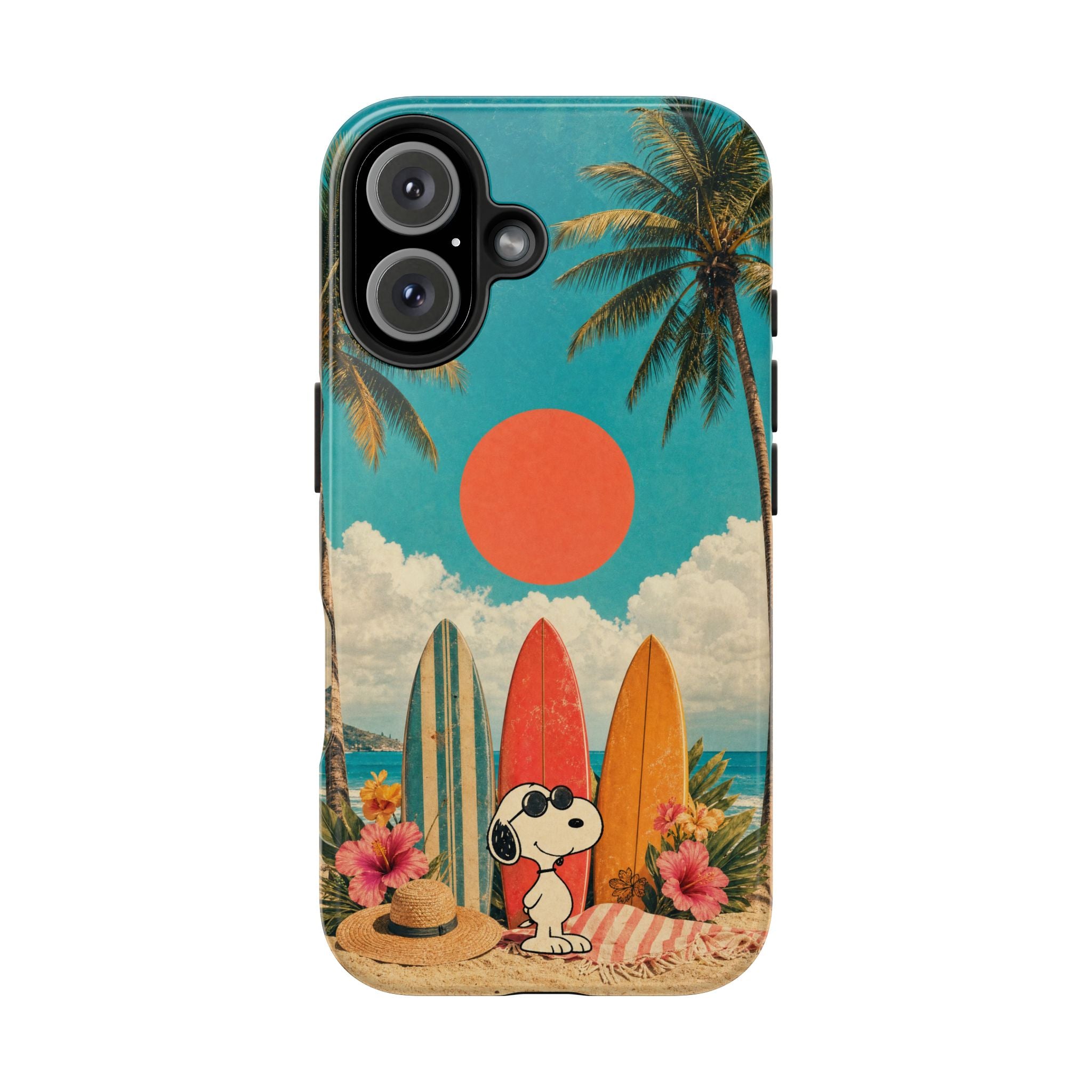 Retro Beach Sun Case