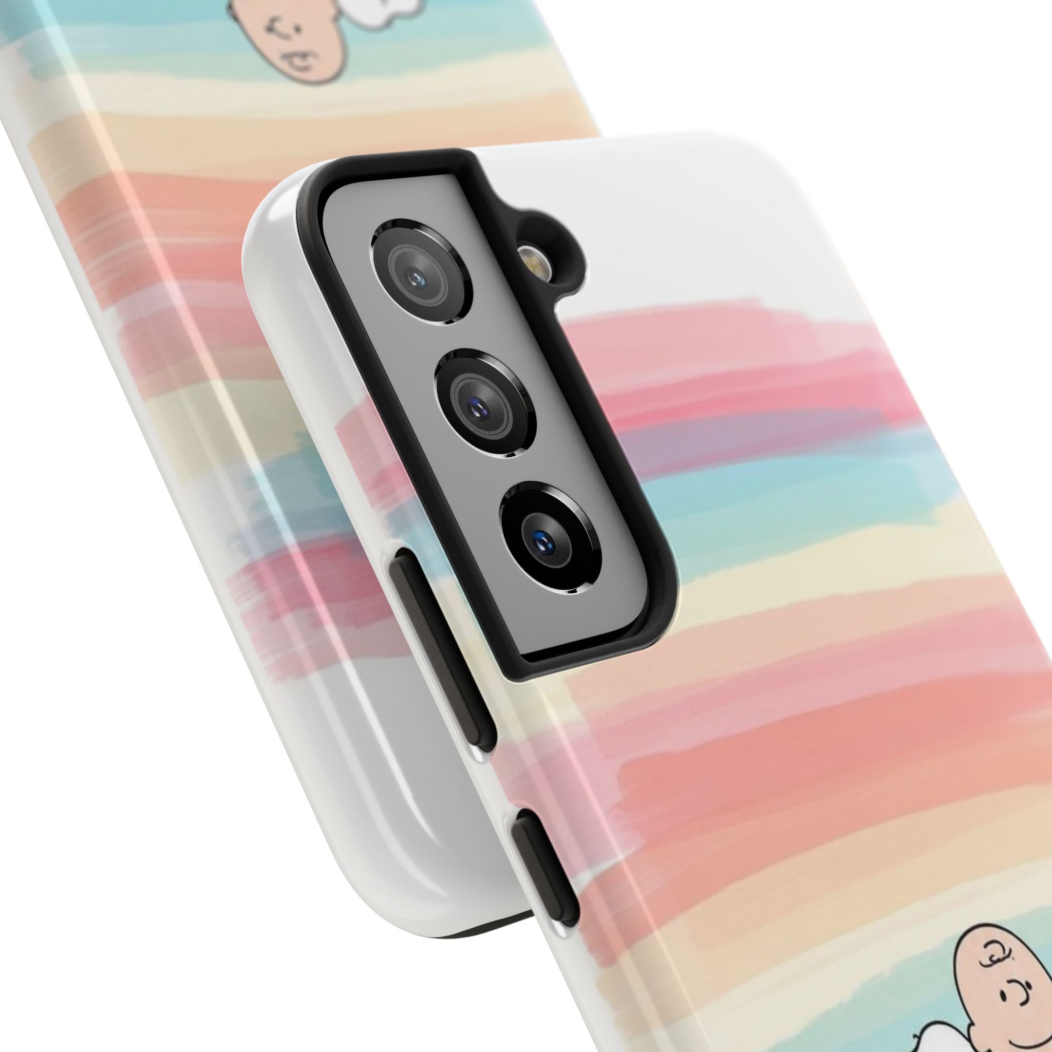 Pastel Stripe Peanuts Phone Case