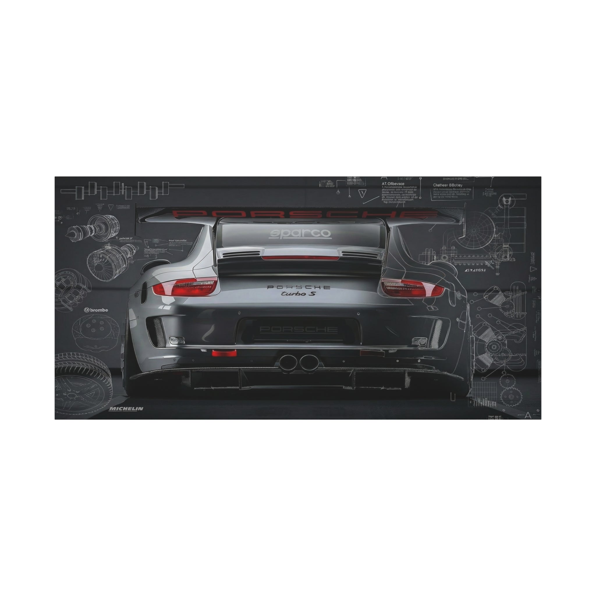 Porsche GT3 RS Canvas