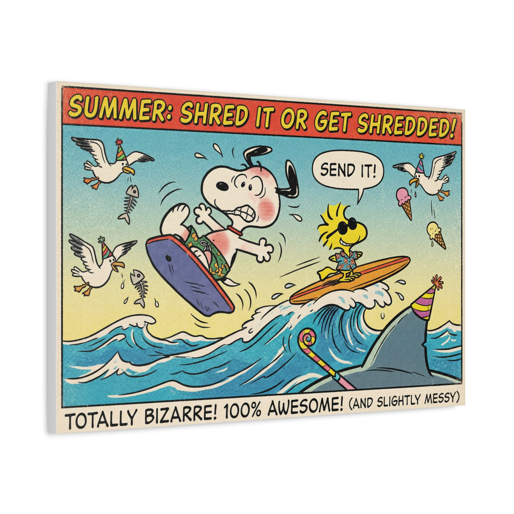 Shred It Surf Canvas