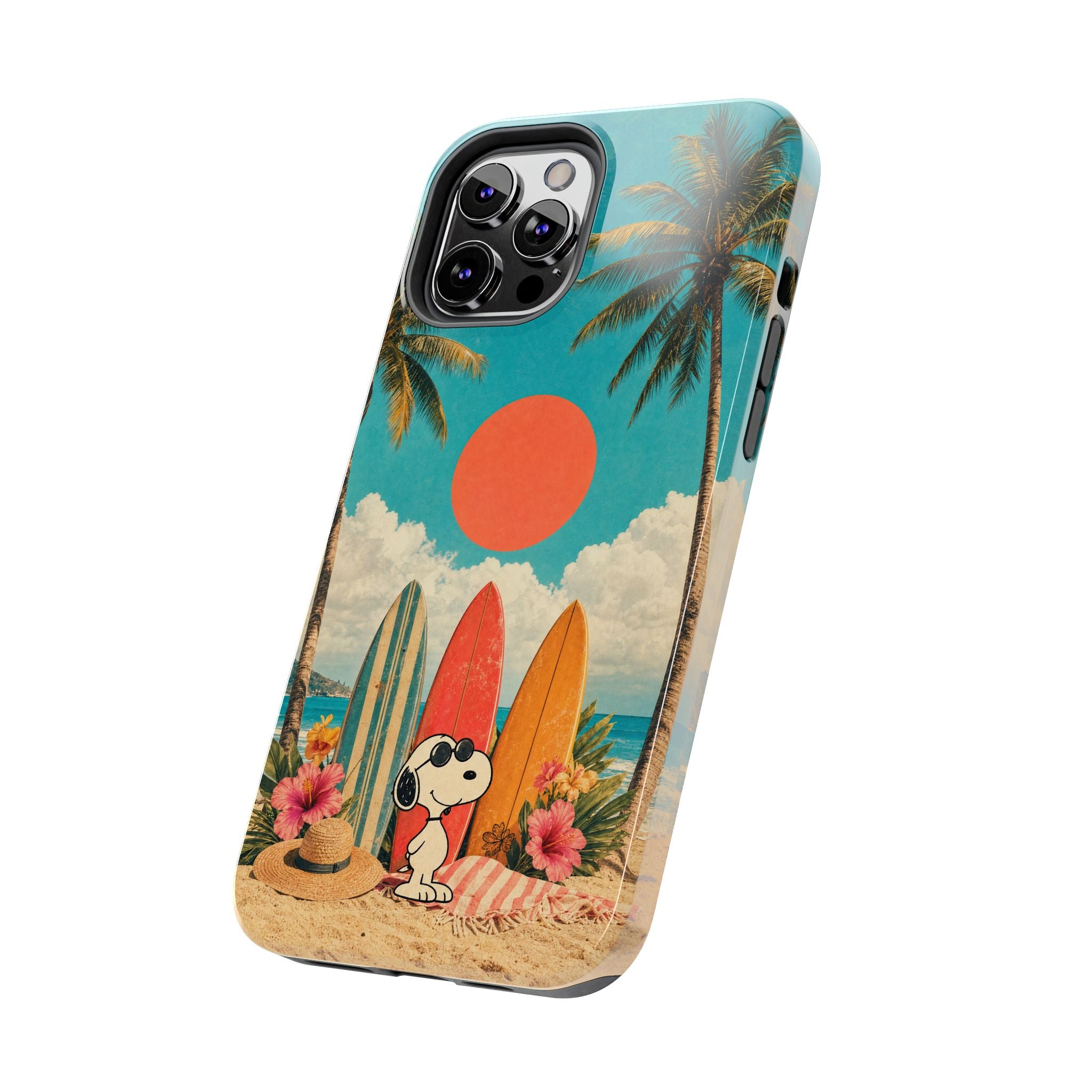 Retro Beach Sun Case