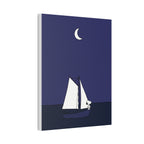 Sailboat Night Scene Canvas