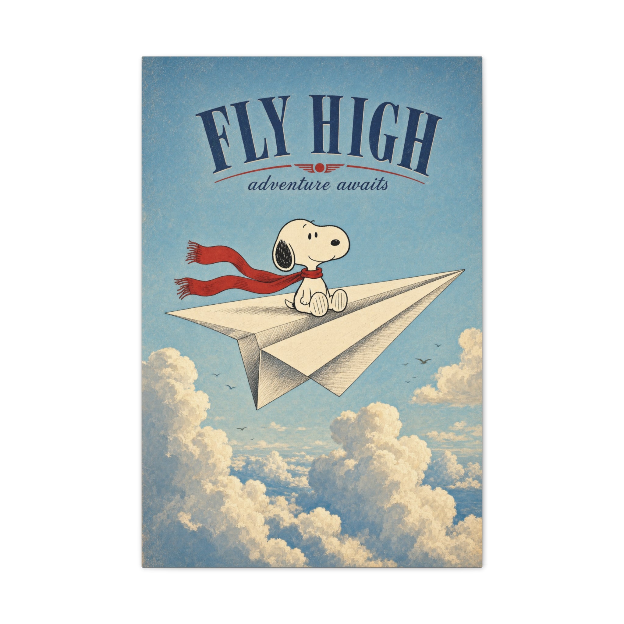 Snoopy Fly High Canvas