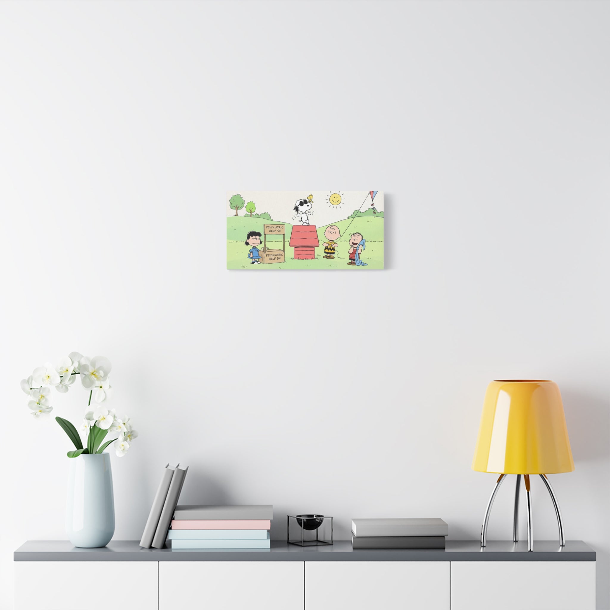 Woodstock Cartoon Scene Canvas