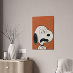 Snoopy Scared Face Canvas