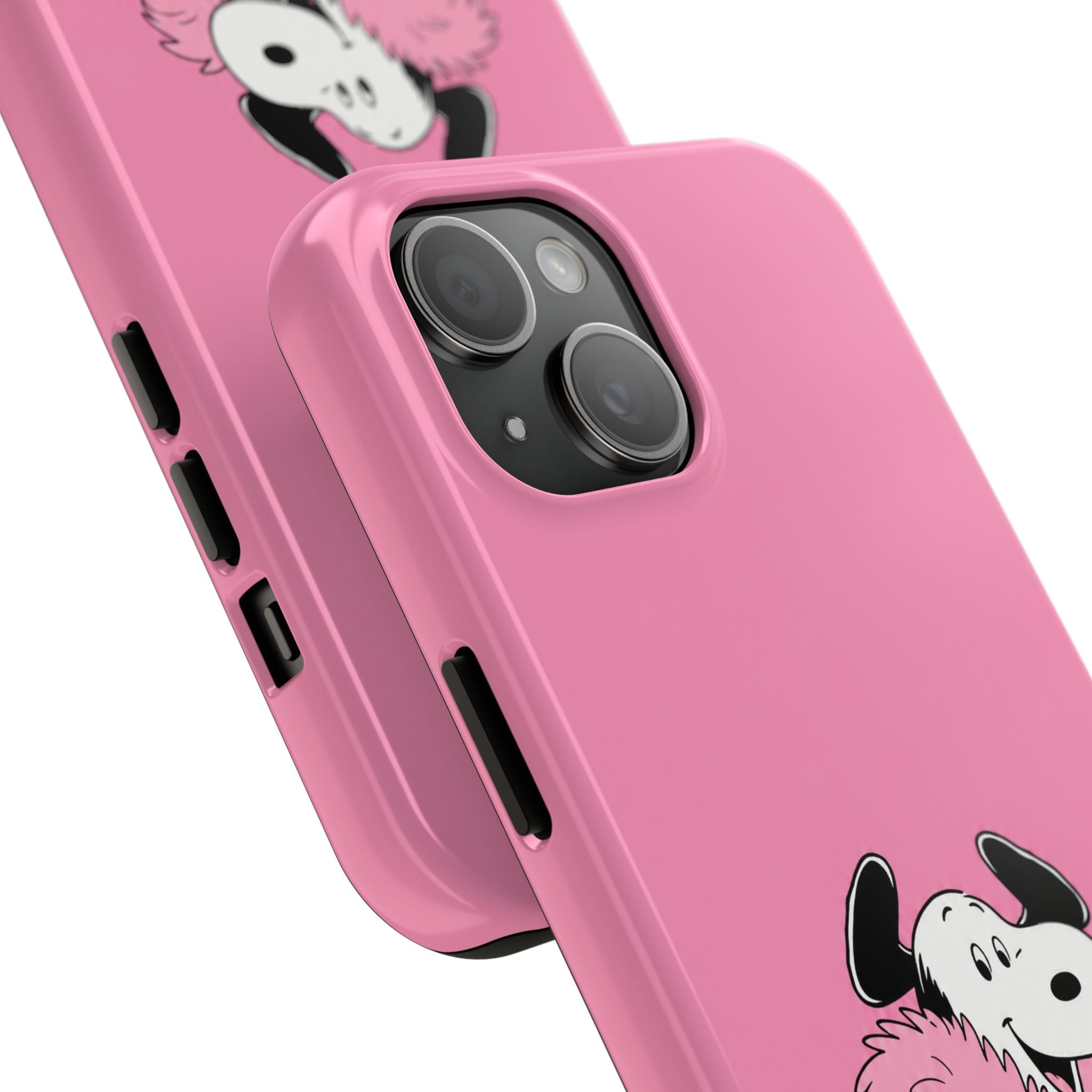 Pink Fuzzy Coat Case