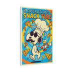 Snack Time Pizza Canvas