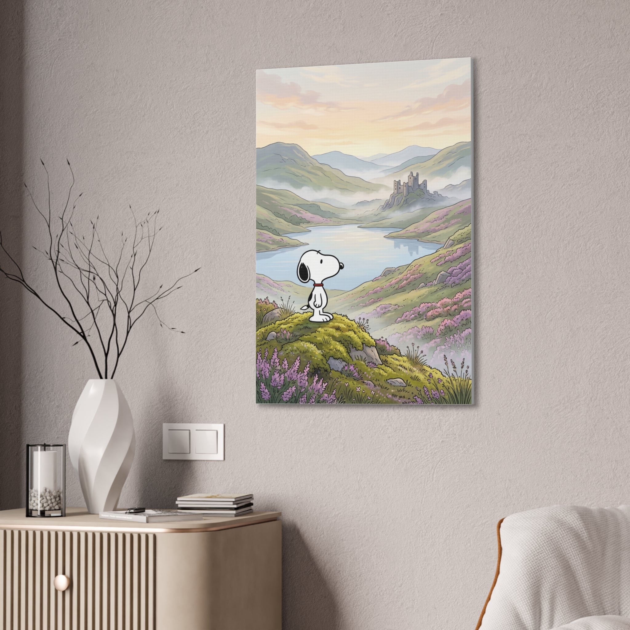 Scenic Lake Canvas