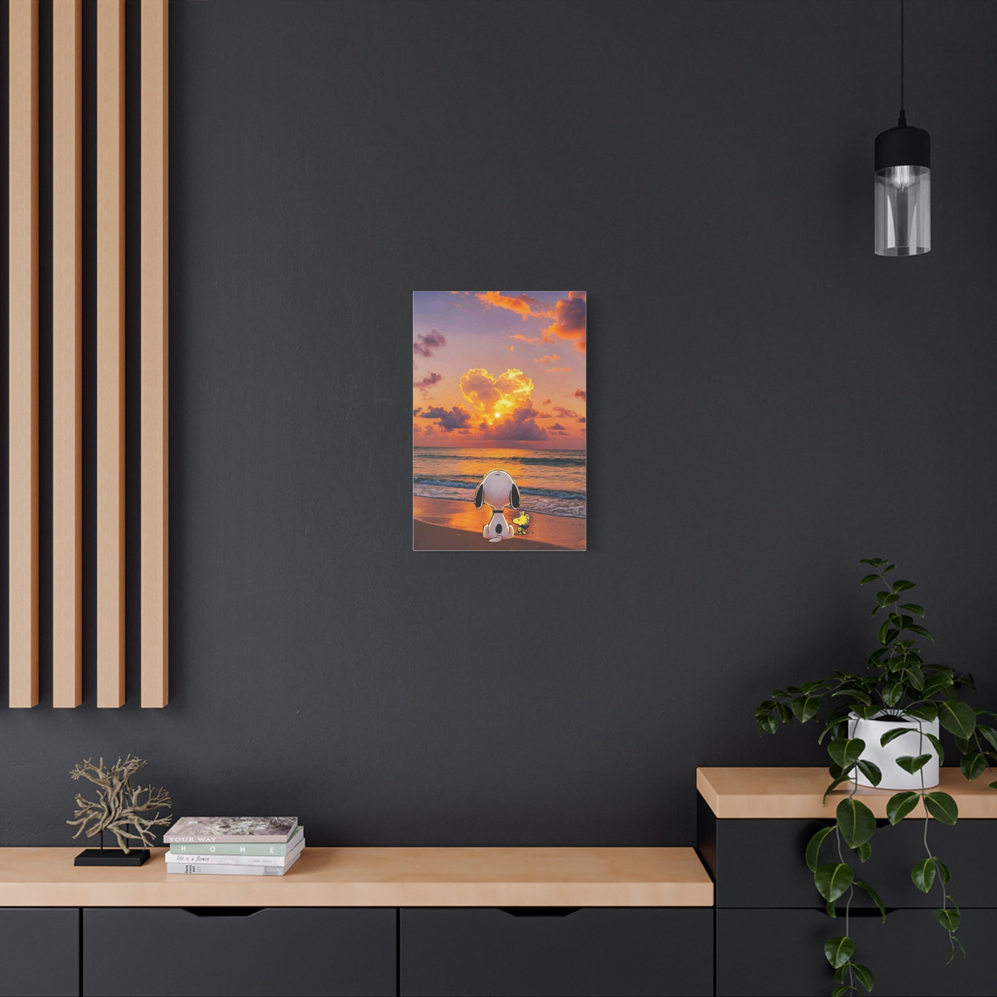 Woodstock Beach Sunset Canvas