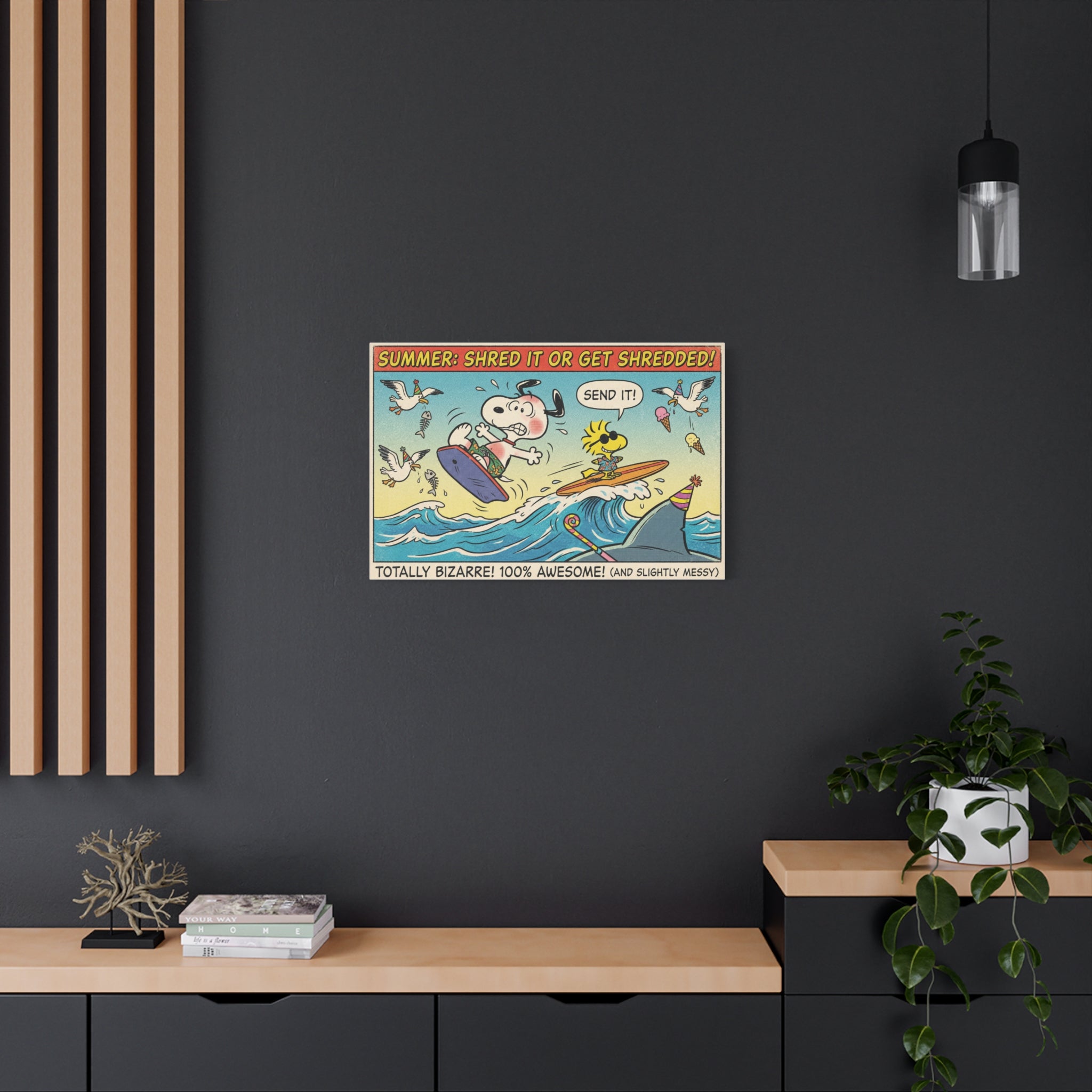 Shred It Surf Canvas