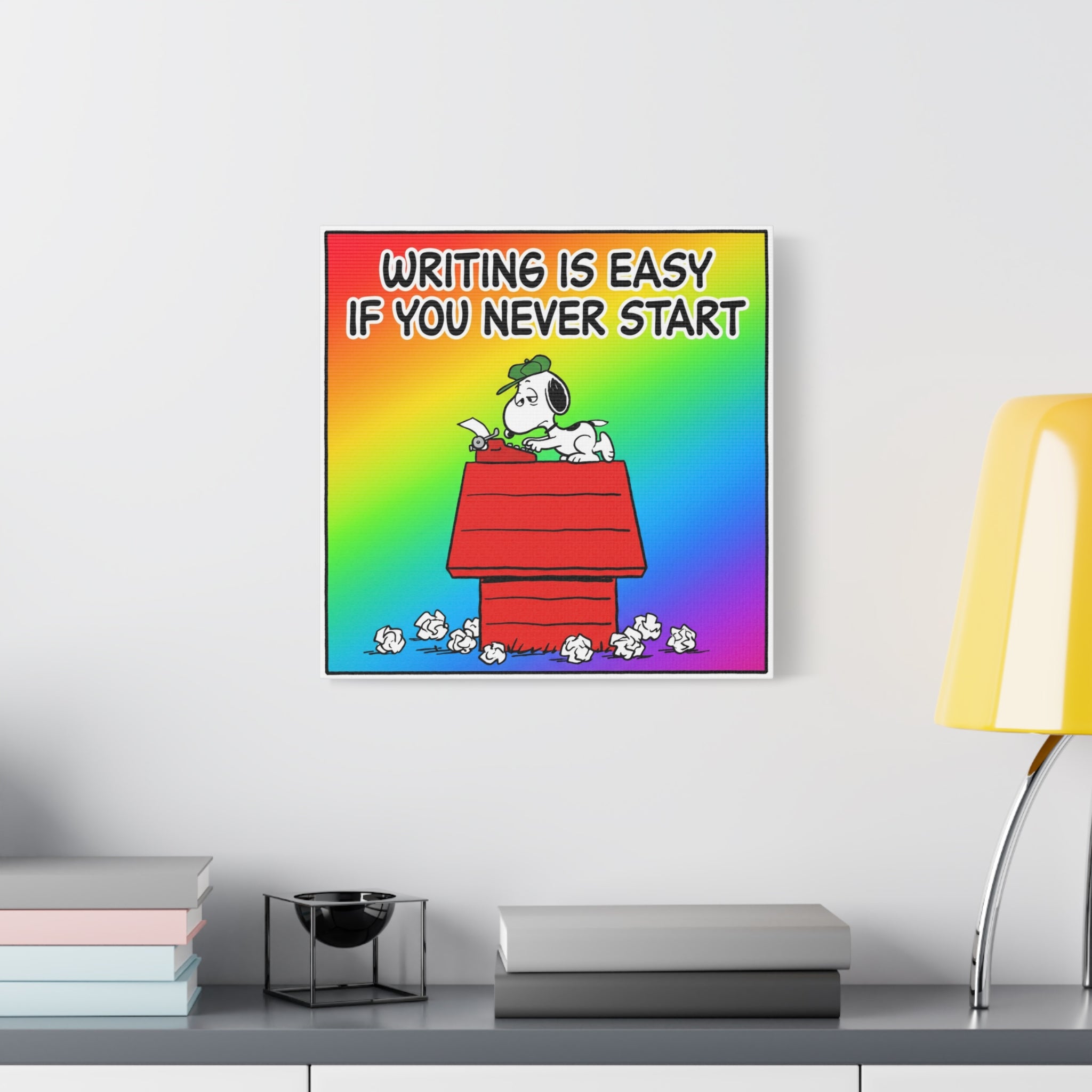 Writing Is Easy Canvas