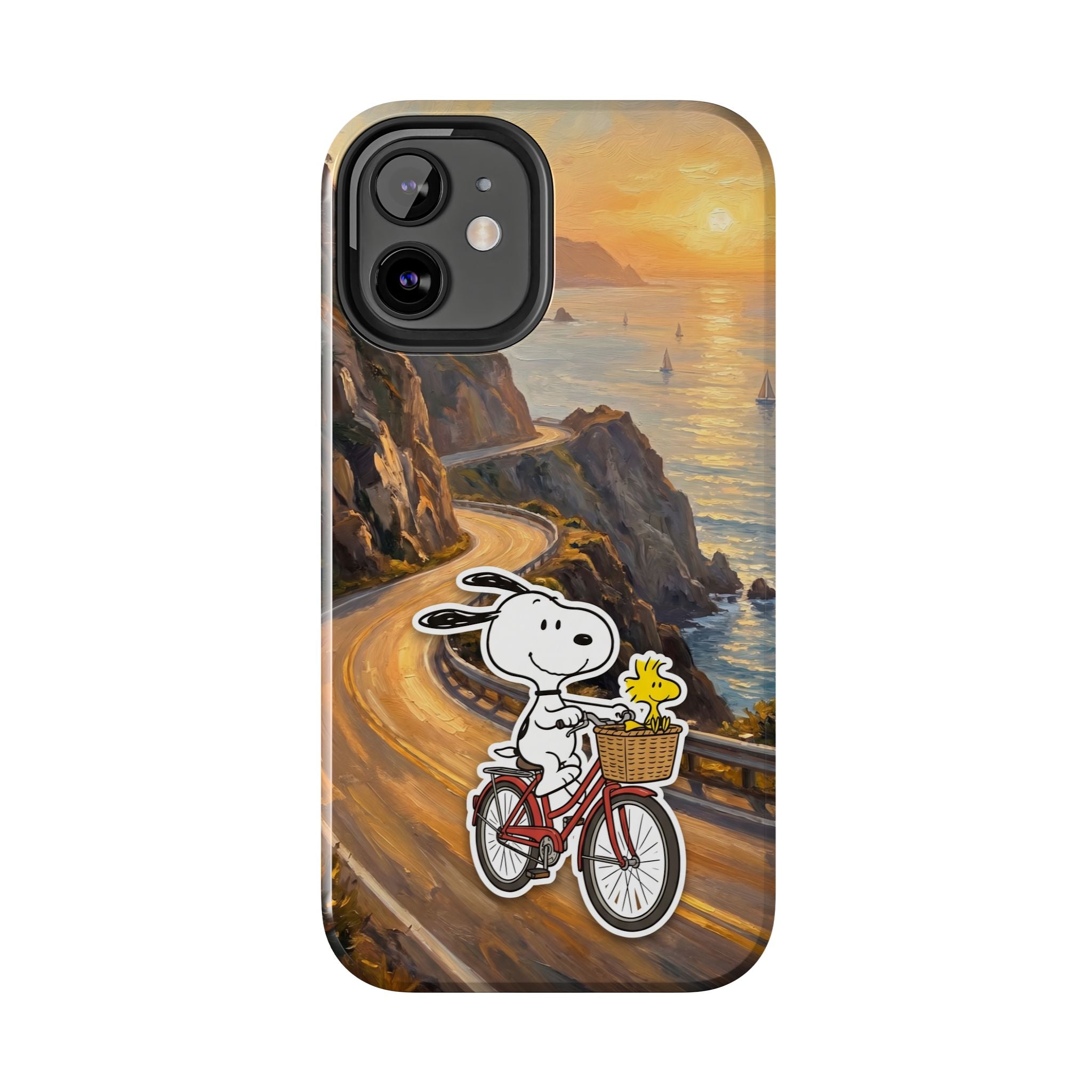 Snoopy Woodstock Bicycle Phone Case