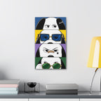 Dog Faces Pop Canvas