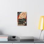 Woodstock 1969 Poster Canvas