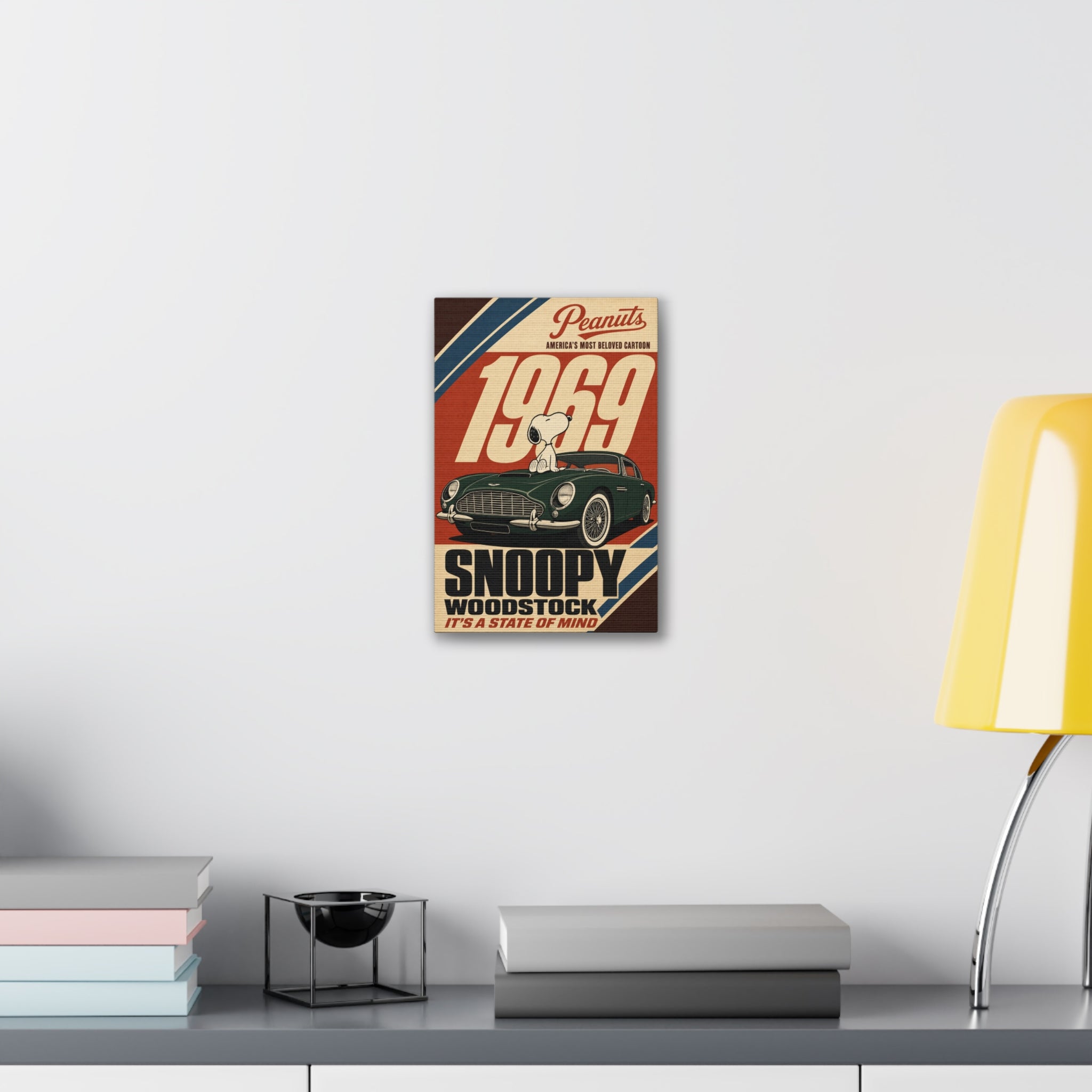 Woodstock 1969 Poster Canvas