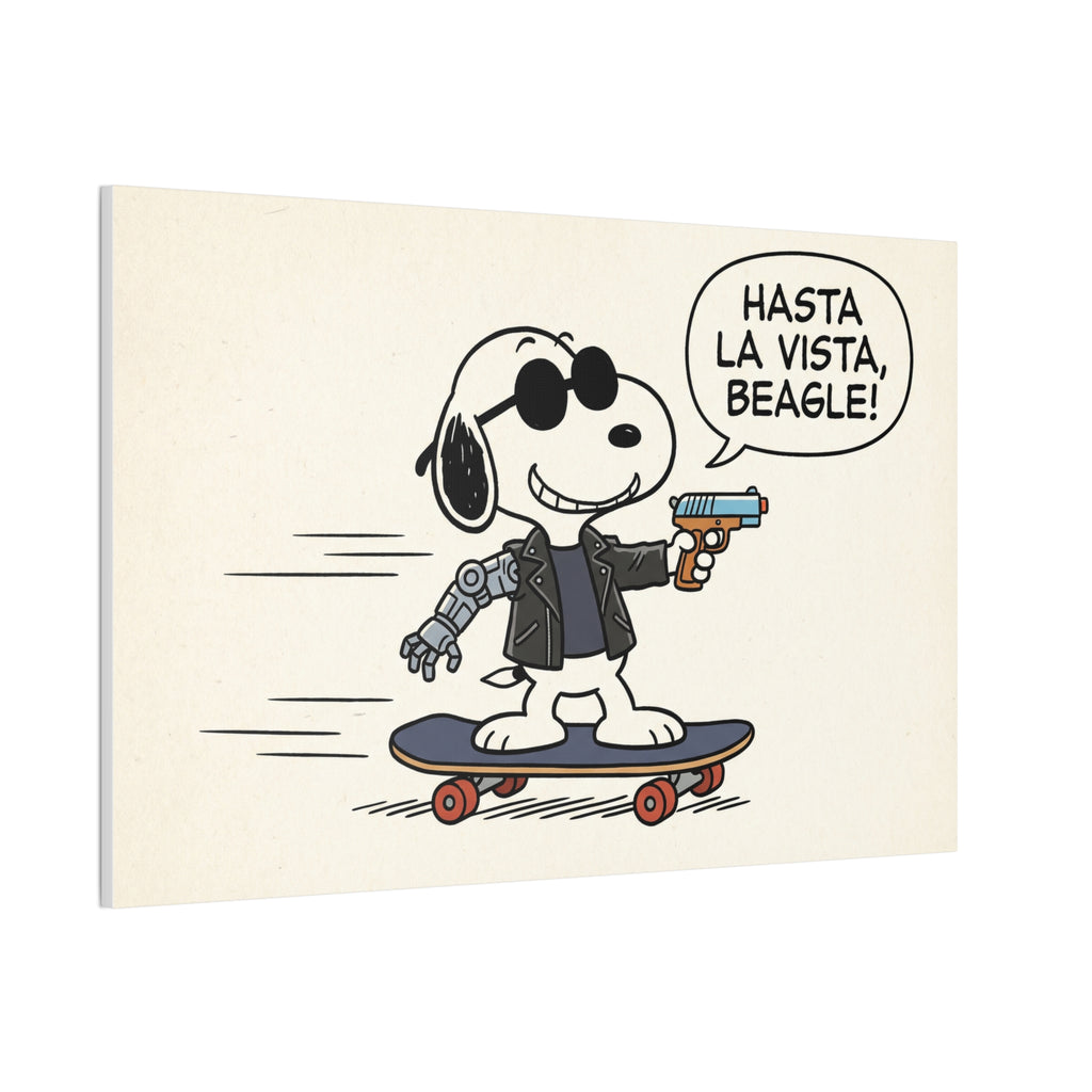 Terminator Beagle Canvas