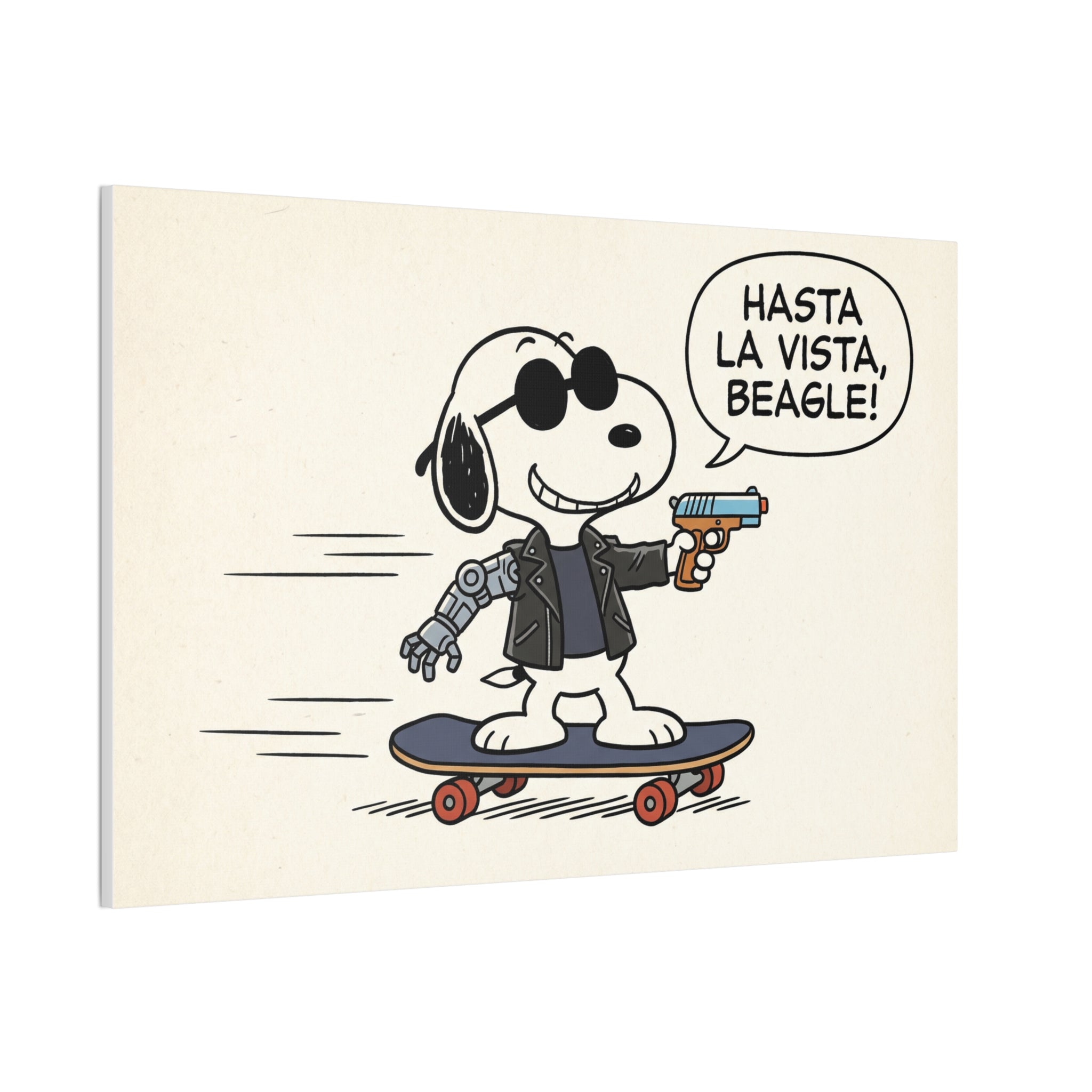 Terminator Beagle Canvas